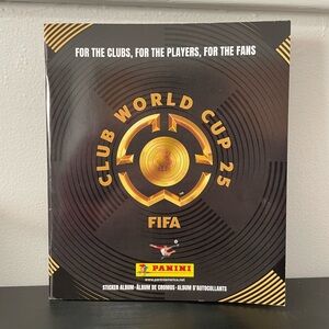 Panini FIFA Club World Cup 25 Sticker Album Soft Cover Book 2025 NEW Soccer